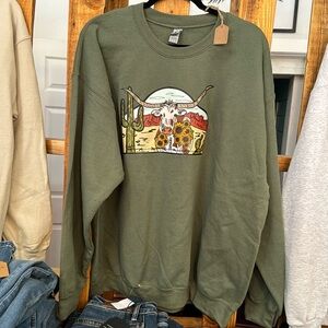 Sunflower Longhorn Sweater